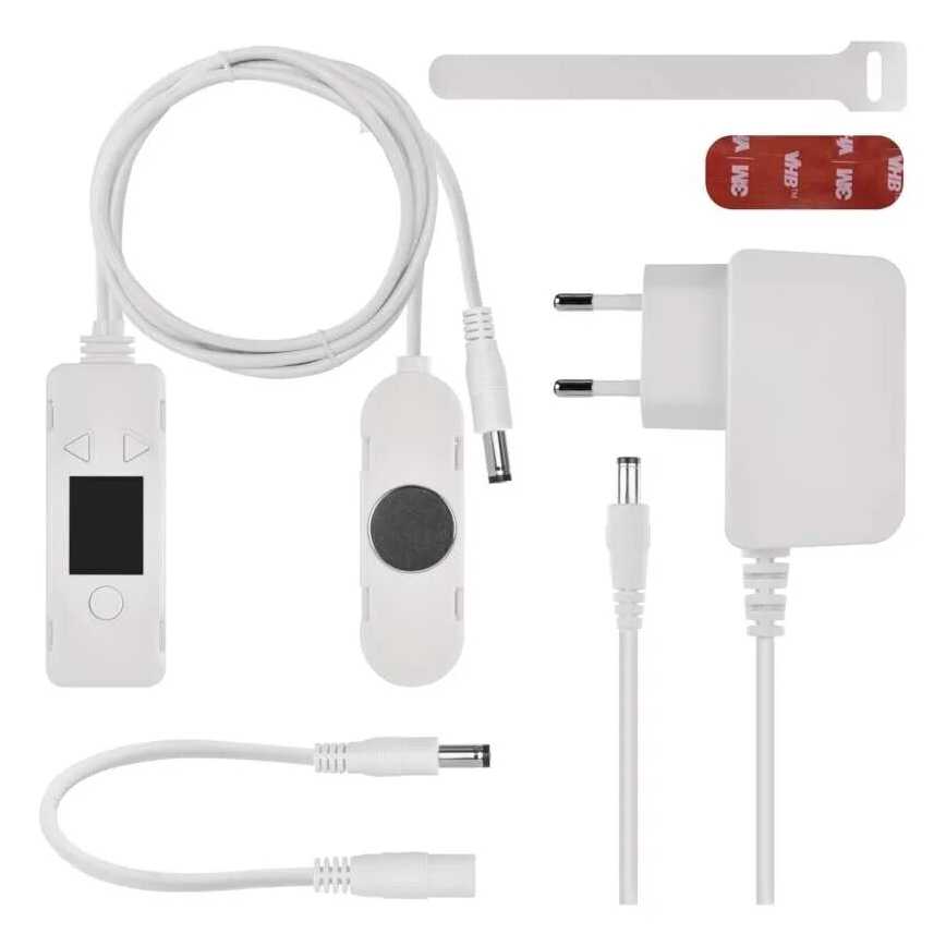 SET 2x Ventola del radiatore 5/230V bianco