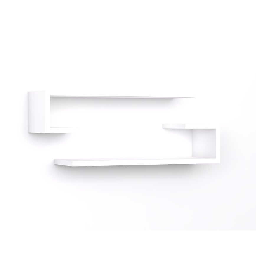 SET 2x Wall shelf ELDO white