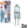 SET 3x Backofenlampe HALOSTAR G4/20W/12V 2700K - Osram