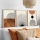 SET 3x Bild im Fotorahmen 50x70 cm beige/braun