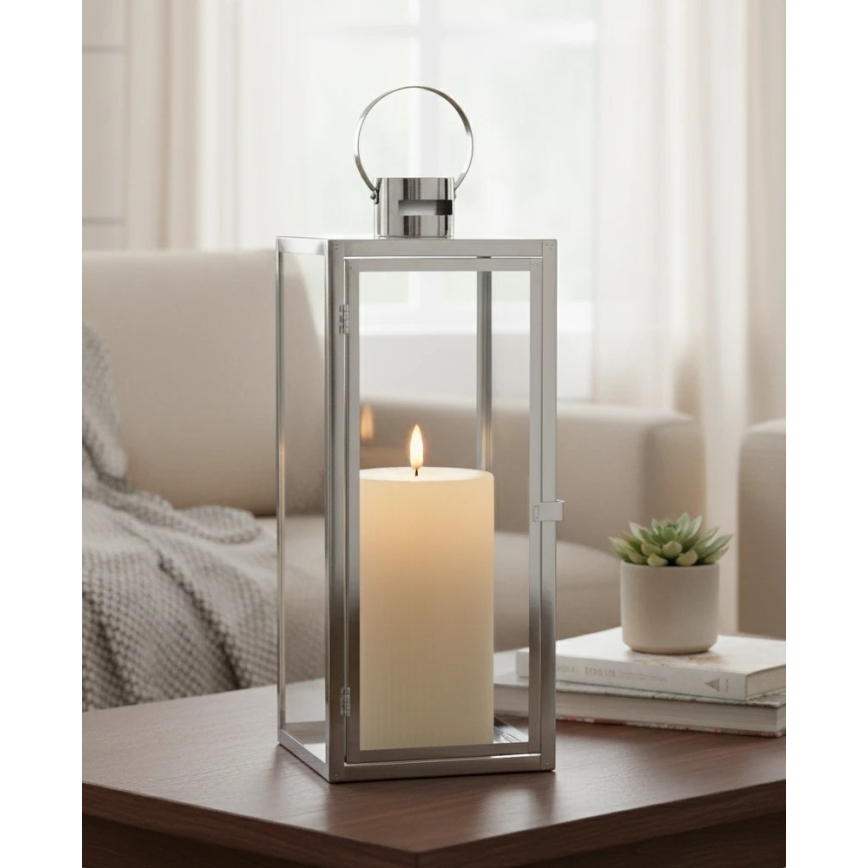 Set 3x candele LED BRILLO, LED/3xAAA, colore crema + telecomando