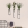 SET 3x Decorazione murale per fiori 20/25/30 cm nero