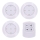 SET 3x Lampada LED dimmerabile con telecomando LED/3xAAA