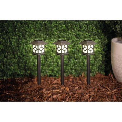 SET 3x Lampada LED solare LED/1,2V