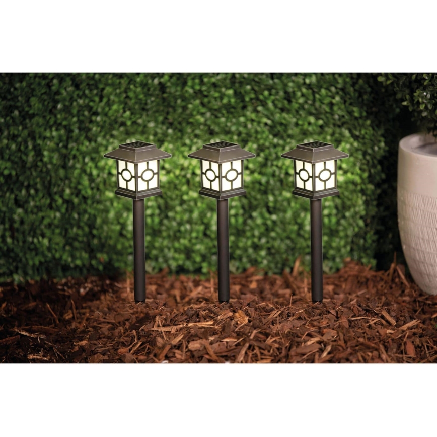 SET 3x Lampada LED solare LED/1,2V