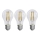 SET 3x Lampadina LED FILAMENT A60 E27/3,8W/230V 4000K Classe energetica A