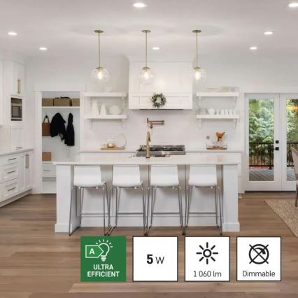SET 3x Lampadina LED FILAMENT A60 E27/5W/230V 4000K Classe energetica A