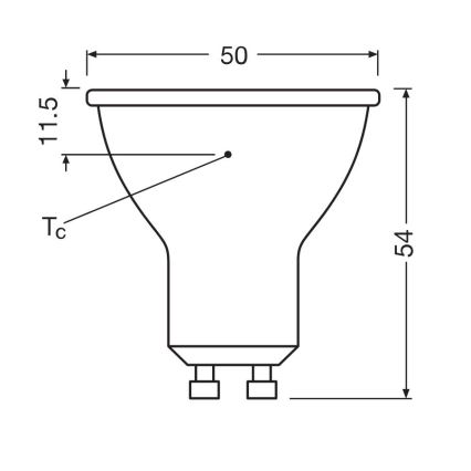 SET 3x Lampadina LED PAR16 GU10/6,9W/230V 6500K - Osram
