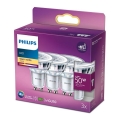 SET 3x Lampadine LED Philips GU10/4,6W/230V 2700K