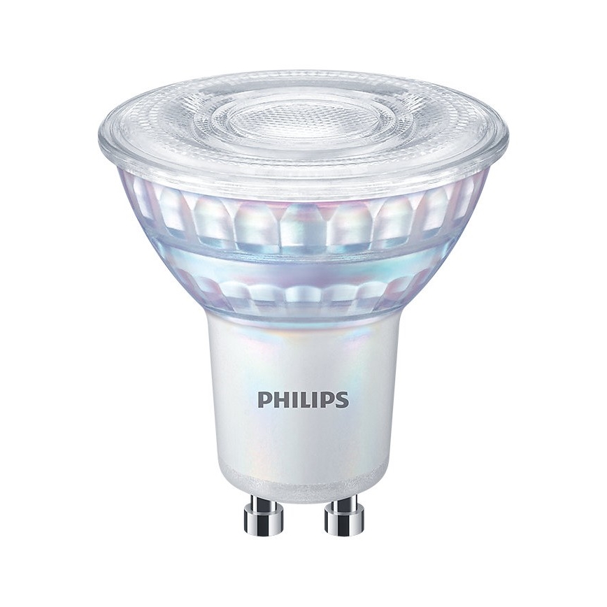 SET 3x LED dimmbare Glühbirne Philips Warm Glow GU10/3,8W/230V 2200-2700K CRI 90