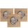 SET 3x LED-Einbauleuchte VITAR 1xGU10/5W/230V CRI 90 Eiche