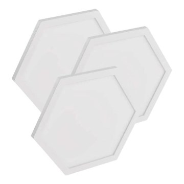 SET 3x LED RGBIC+CCT Pannello dimmerabile - estensione 3xLED/1,8W/230V Wi-Fi Tuya