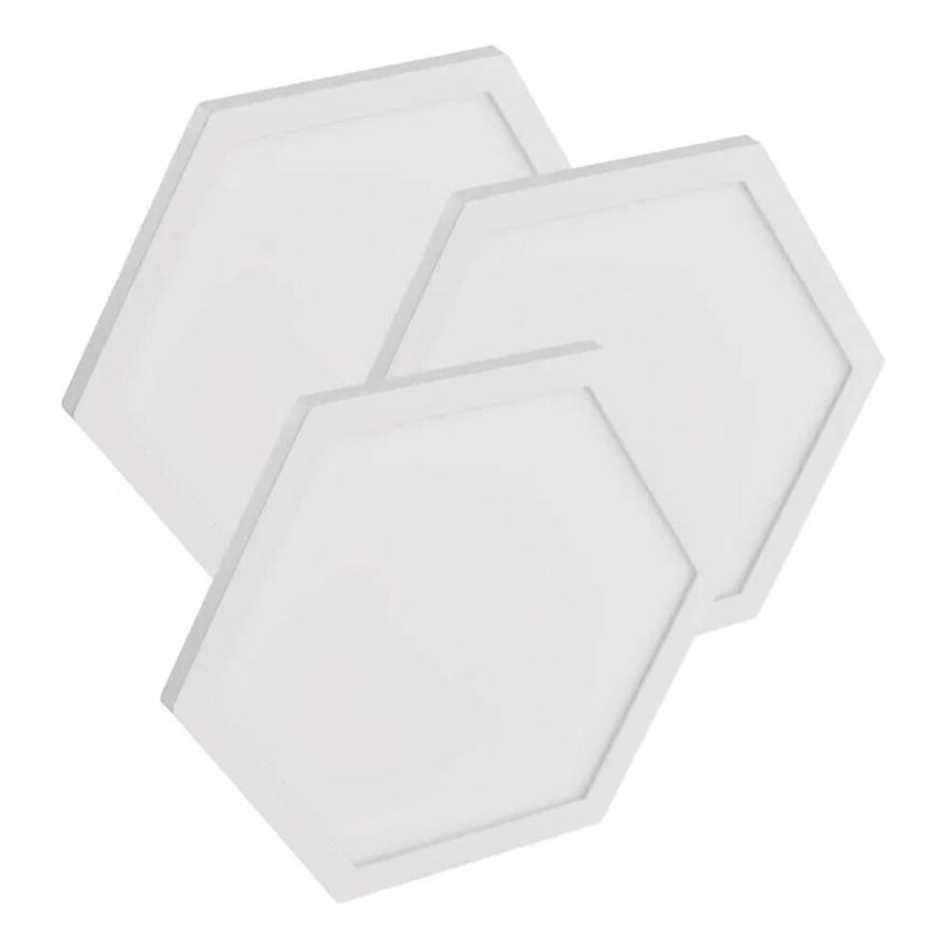 SET 3x LED RGBIC+CCT Pannello dimmerabile - estensione 3xLED/1,8W/230V Wi-Fi Tuya