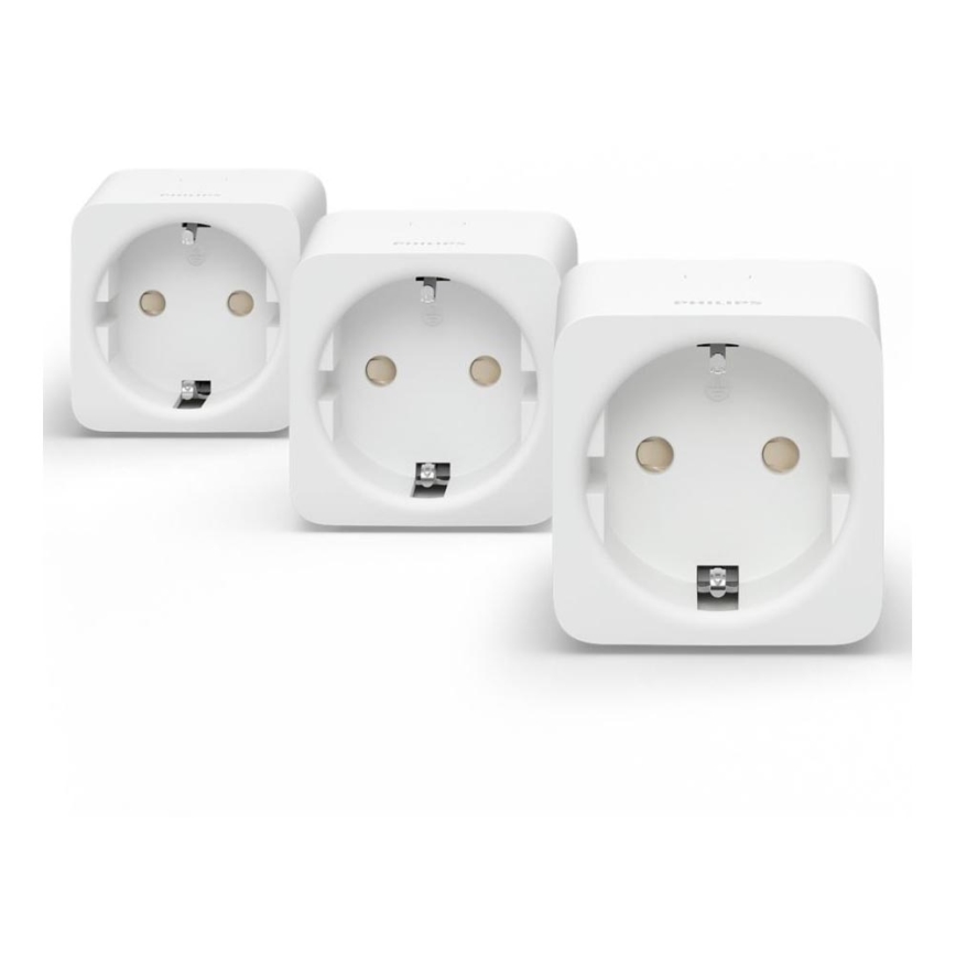 SET 3x Presa intelligente Philips Hue Smart spina EU SCHUKO