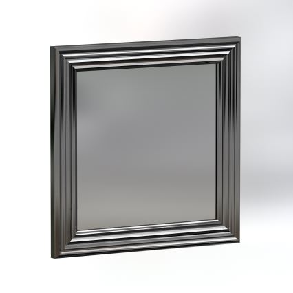 SET 3x Specchio da parete OTTO 40x40 cm argento