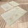 SET 3x Tappeto da bagno ORKIDE 60/60/100 cm beige