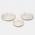 SET 3x Vassoio decorativo diametro 27/33/37 cm oro