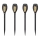SET 4 lampade solari LED 4xLED/3,6V 1xAAA IP44 100 mAh