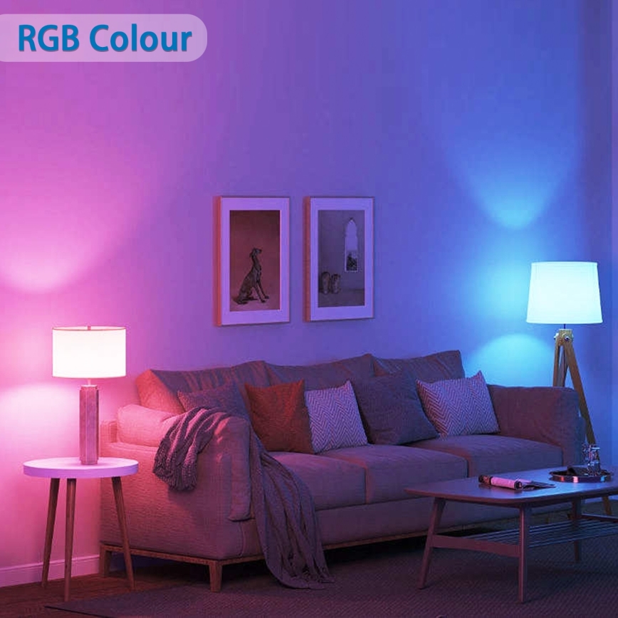 Set 4x dimmbare LED RGBW Smart-Reflektorlampen GU10/4,9W/230V 2700-6500K - Aigostar
