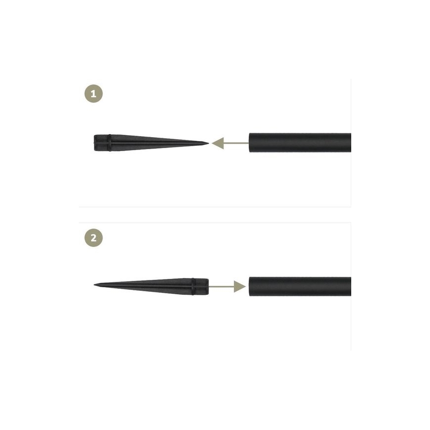 SET 4 lampade solari LED 4xLED/3,6V 1xAAA IP44 100 mAh