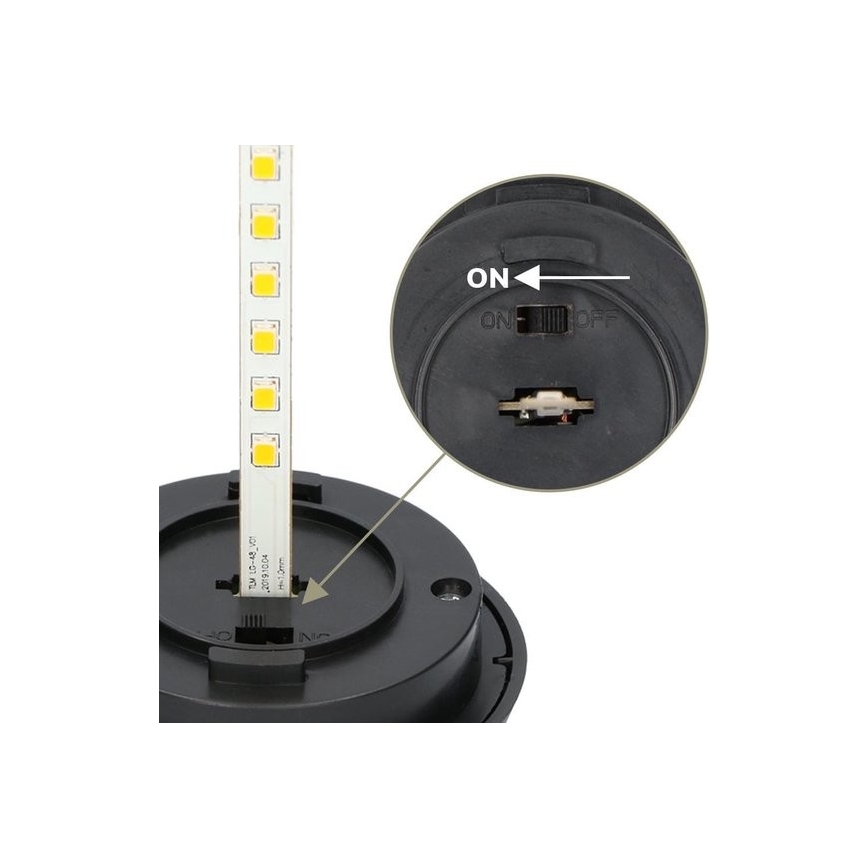 SET 4 lampade solari LED 4xLED/3,6V 1xAAA IP44 100 mAh