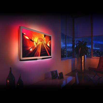 SET 4x LED RGB Striscia dimmerabile 2x30cm 2x50cm LED/2,16/3,6W/5V IP65 + telecomando