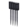 SET 4x LED Solarlampe DECOR LED/1,2V 150 mAh 3000K 39 cm IP44 schwarz