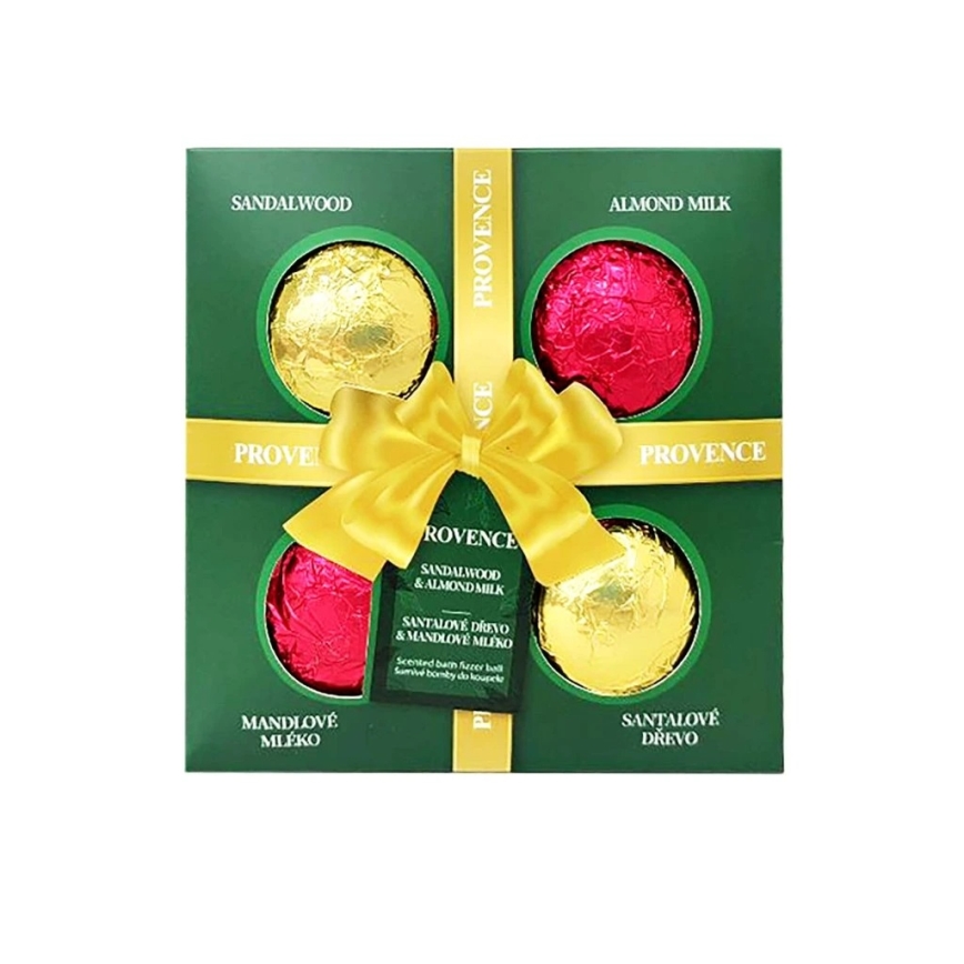 SET 4x Sprudelnde Badebomben PROVENCE