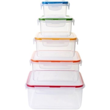 SET 5x Contenitore per alimenti LOCK