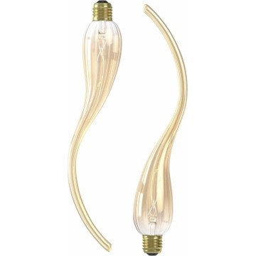 Set da 2 lampadine LED dimmerabili LAMDA E27/4W/230V 2100K dorate
