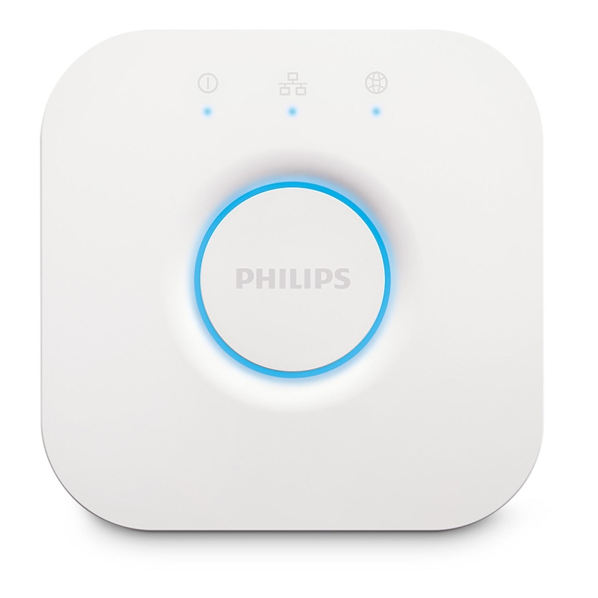Set da 2 lampadine LED dimmerabili Philips Hue WHITE AMBIANCE GU10/4,2W/230V 2200-6500K + Hue Bridge