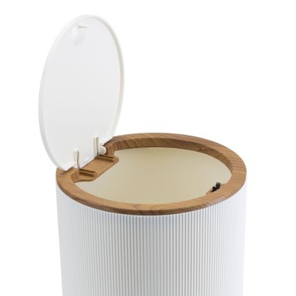 Set da bagno ALISON 5 pz bianco/marrone