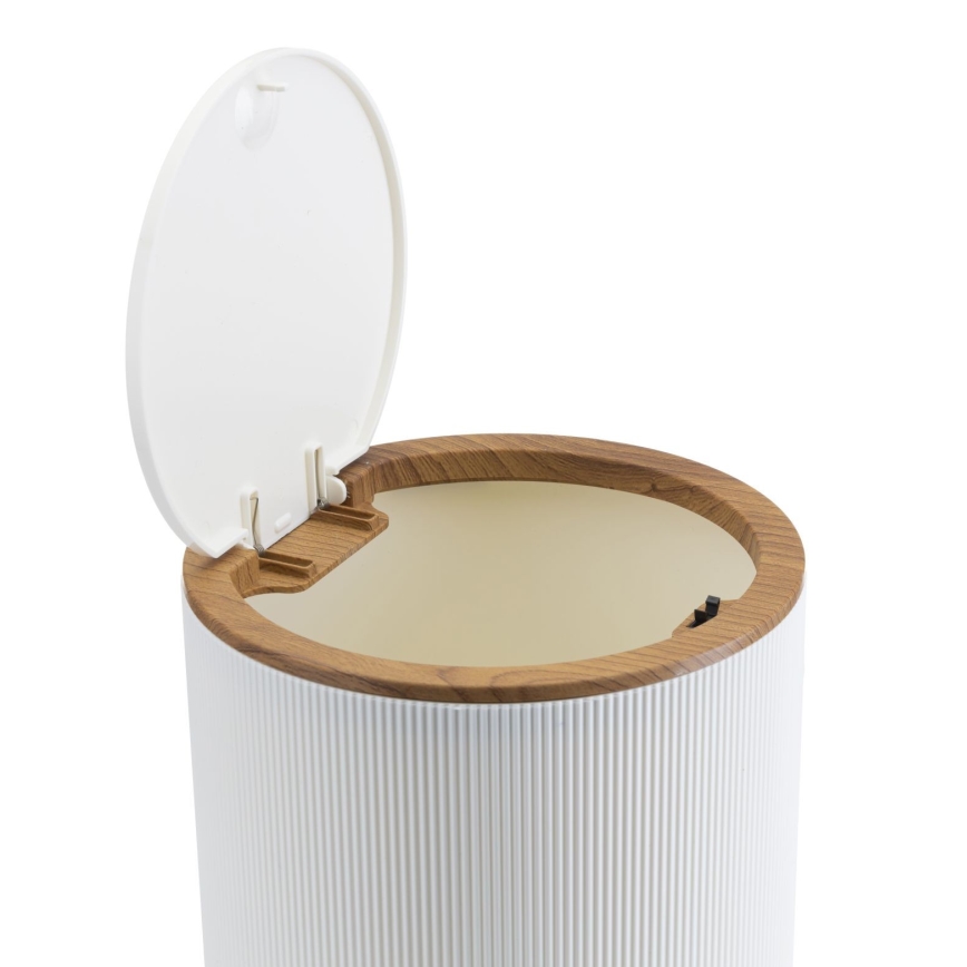 Set da bagno ALISON 5 pz bianco/marrone