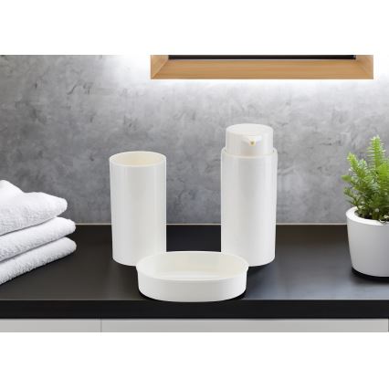 Set da bagno CARMEN 5 pz bianco