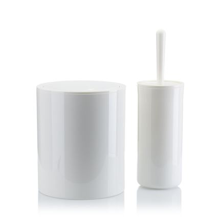 Set da bagno CARMEN 5 pz bianco