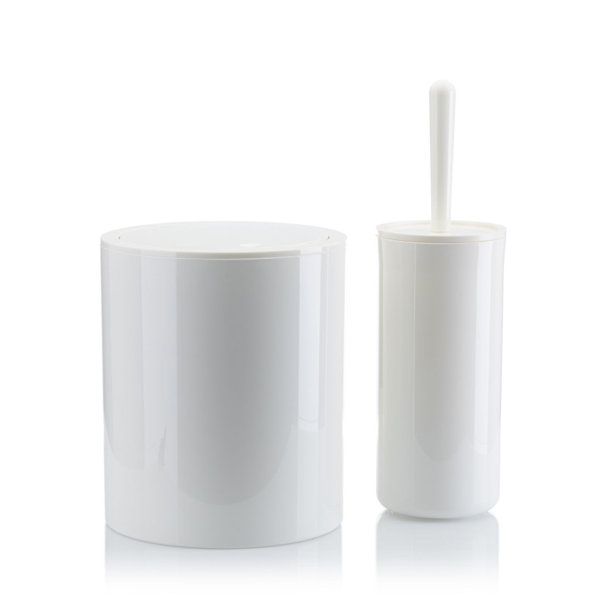 Set da bagno CARMEN 5 pz bianco