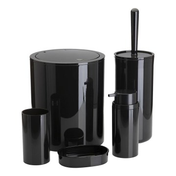 Set da bagno CARMEN 5 pz nero