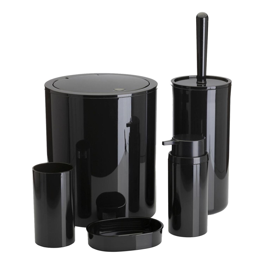 Set da bagno CARMEN 5 pz nero