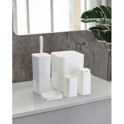 Set da bagno SIERRA 5 pz bianco