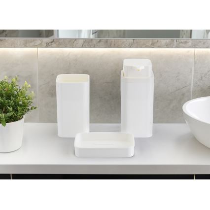 Set da bagno SIERRA 5 pz bianco