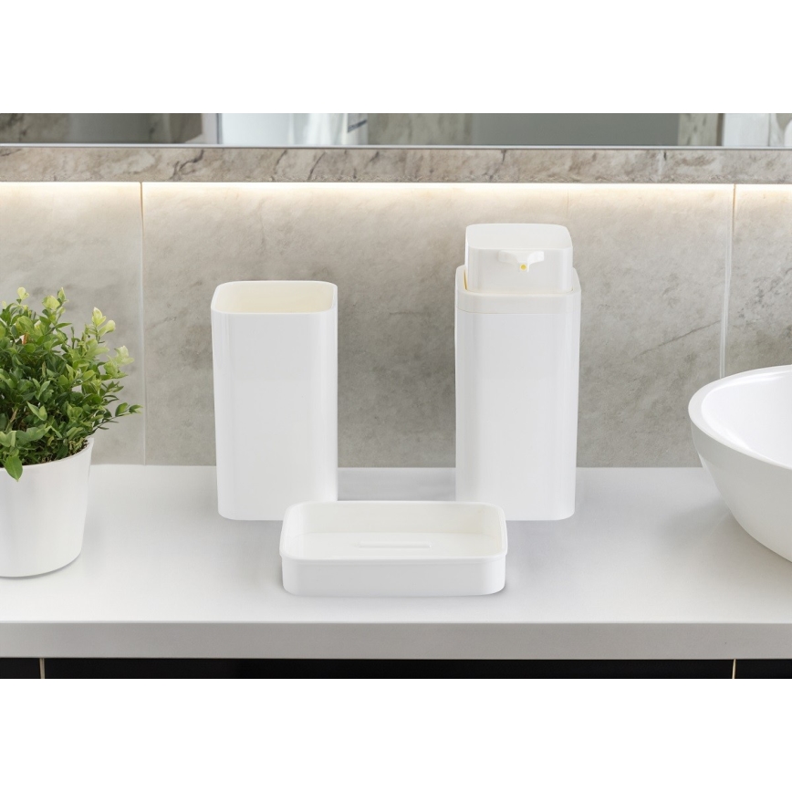 Set da bagno SIERRA 5 pz bianco