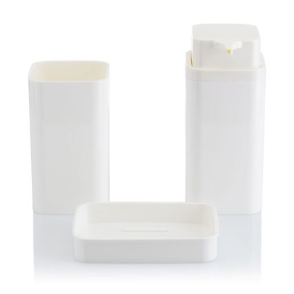 Set da bagno SIERRA 5 pz bianco