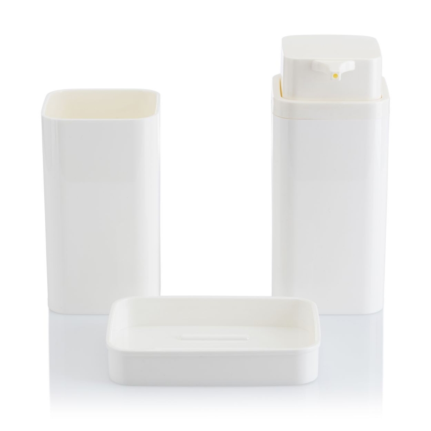 Set da bagno SIERRA 5 pz bianco