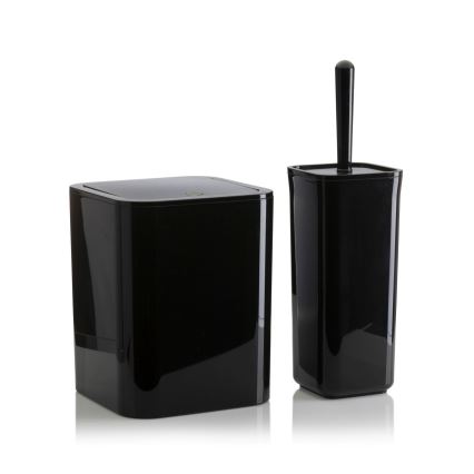 Set da bagno SIERRA 5 pz nero