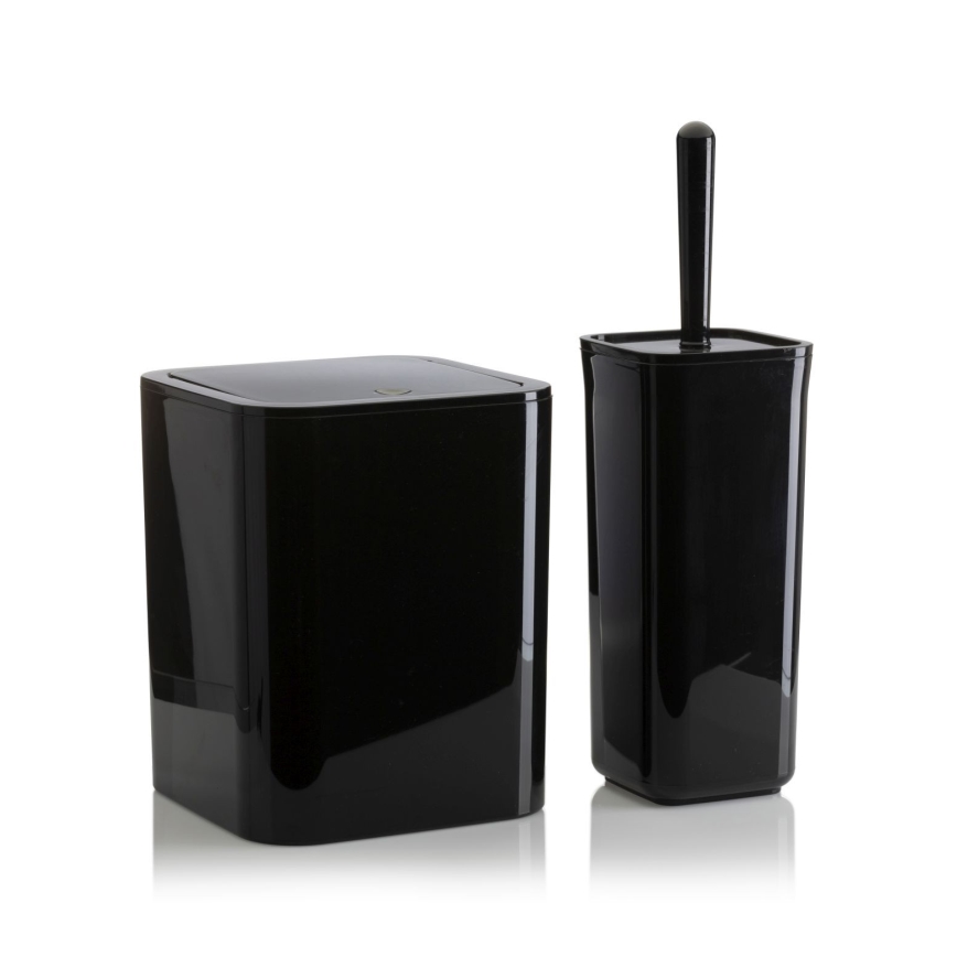 Set da bagno SIERRA 5 pz nero