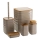 Set da bagno WAVE 5 pz beige/marrone