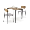 Set da pranzo NANDO 84x54 cm grigio/marrone/nero