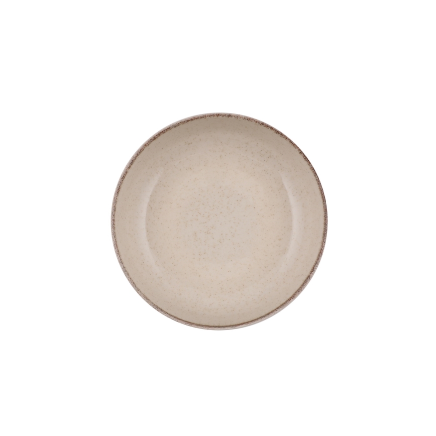 Set da tavola 16 pezzi beige in porcellana