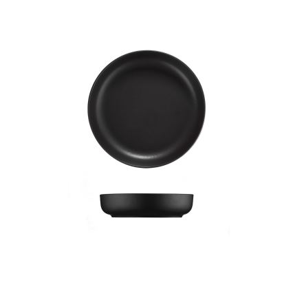 Set da tavola 18 pezzi nero/porcellana