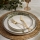 Set da tavola 24 pezzi bianco/marrone/porcellana